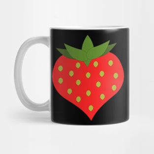 Heart shaped strawberry Mug